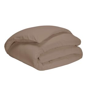 Terre de Nuit Housse de couette taupe 100% coton biologique 240x220 cm