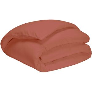 Terre de Nuit Housse de couette terracotta 100% coton 260x240 cm