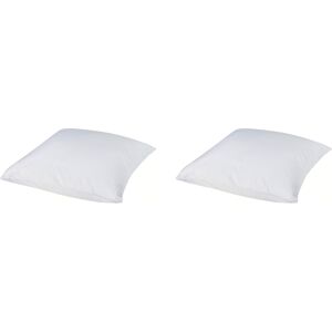 Terre de Nuit Lot de 2 proteges oreillers molleton 100% coton 40x60