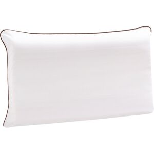 Someo Oreiller ergonomique latex naturel et taie d'oreiller percale Someo 40x60