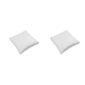 Lot de 2 oreillers Microgel Moelleux percale Simmons 50x70