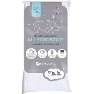 P'tit Lit Protege matelas bebe Allergostop sans traitement 70x140 cm