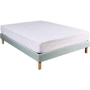 Terre de Nuit Protege matelas molleton 100% coton bio - bonnet 27 cm 70x190