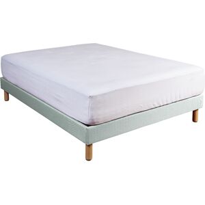 Terre de Nuit Protege matelas molleton 100 coton bio bonnet 40 cm 90x190