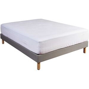 Terre de Nuit Protege matelas molleton 100 coton bonnet 50 cm 160x200