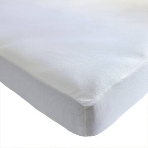 Protege matelas 100% coton bio molleton impermeable bonnet 27 cm a 30 cm - SOMEO 80x200