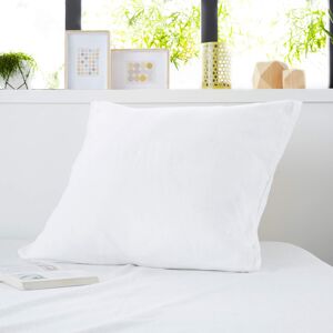 SweetNight Lot de 2 protege oreillers molleton coton confortable et absorbant 65x65 cm