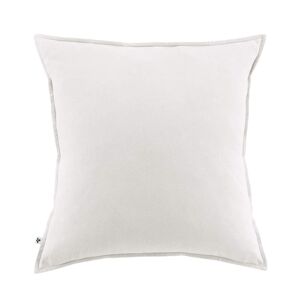 Terre de Nuit Taie d'oreiller flanelle blanc 63x63 cm