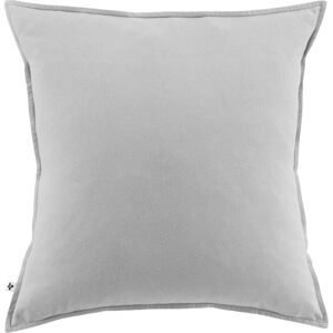 Terre de Nuit Taie d'oreiller flanelle gris 50x70 cm