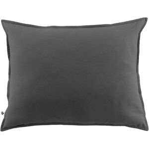 Terre de Nuit Taie d'oreiller flanelle anthracite 50x70 cm