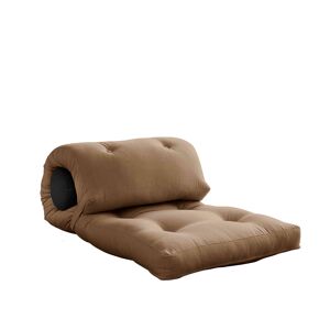 Karup Design Matelas futon canapé 2 en 1 WRAP 70x200 marron