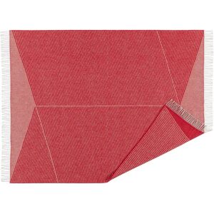 NJRD Plaid en laine Rectangles seasonal edition 130x185 cm Rouge - Publicité