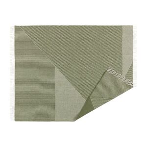 NJRD Plaid en laine Stripes 130x185 cm Vert - Publicité