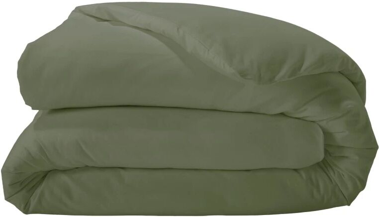 Housse de couette percale Tradilinge KAKI (Couleur : Kaki)