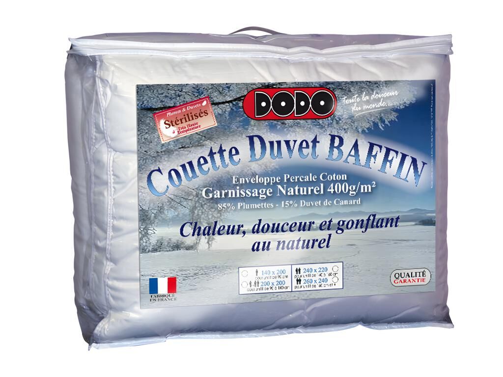Couette DODO Naturelle Duvet - 220x240 cm - BAFFIN