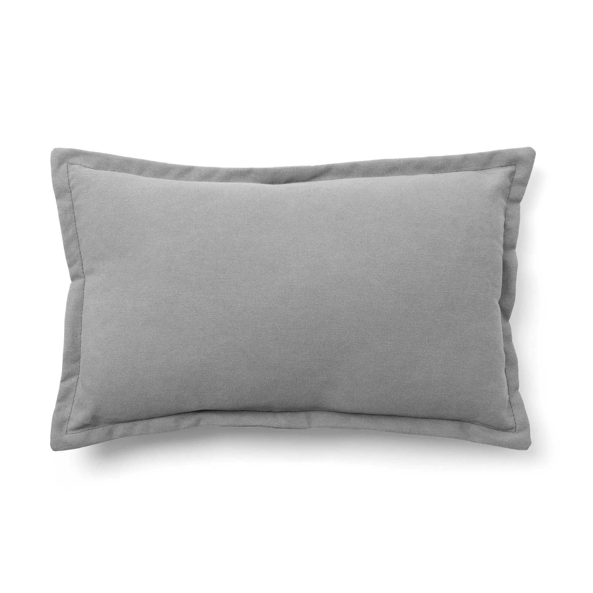 Kave Home Lisette cushion cover 30 x 50 cm in grey