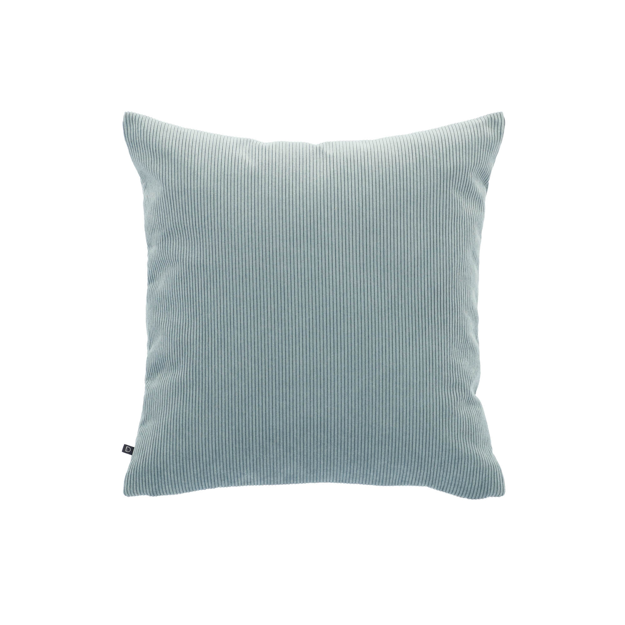 Kave Home Turquoise corduroy Namie cushion cover 45 x 45 cm