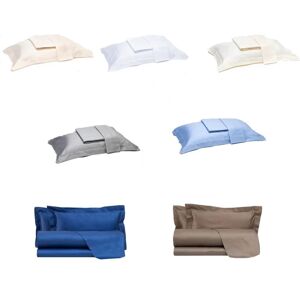 Via Completo Letto Con Orlo A Giorno Art. Nl0051 Col. A Scelta Mis. Unica BIANCO UNICA