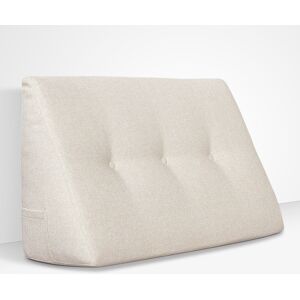 EvergreenWeb Cuscino da Lettura a Cuneo Chill Pillow 100 cm x 26 cm Crema