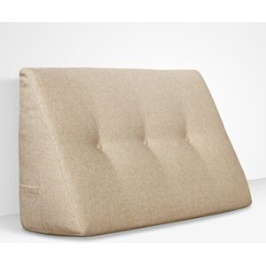 EvergreenWeb Cuscino da Lettura a Cuneo Chill Pillow 100 cm x 26 cm Beige