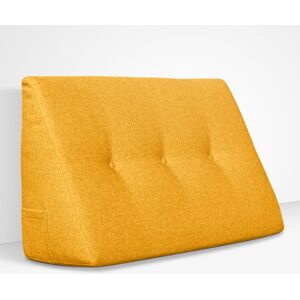 EvergreenWeb Cuscino da Lettura a Cuneo Chill Pillow 60 cm x 26 cm Giallo