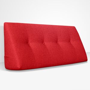 EvergreenWeb Cuscino da Lettura a Cuneo Chill Pillow 120 cm x 26 cm Rosso