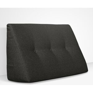 EvergreenWeb Cuscino da Lettura a Cuneo Chill Pillow 60 cm x 26 cm Nero