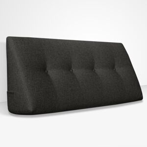 EvergreenWeb Cuscino da Lettura a Cuneo Chill Pillow 180 cm x 26 cm Nero