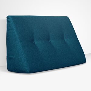 EvergreenWeb Cuscino da Lettura a Cuneo Chill Pillow 80 cm x 26 cm Blu