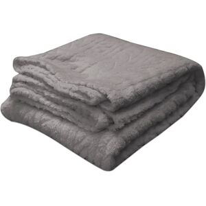 Leroy Merlin Coperta Softy, grigio / argento, 125x 150 cm