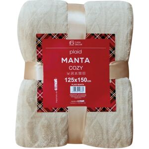 Leroy Merlin Coperta Manta Cozy, beige, 125x 150 cm