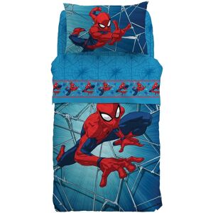 Marvel Copriletto Primaverile Singolo Spider Man Force   in Cotone Caleffi