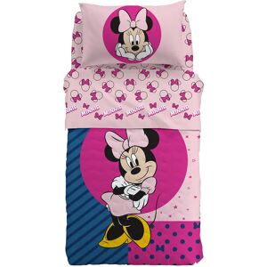 Cartoons Copriletto Primaverile Singolo Minnie Smile In Cotone Caleffi