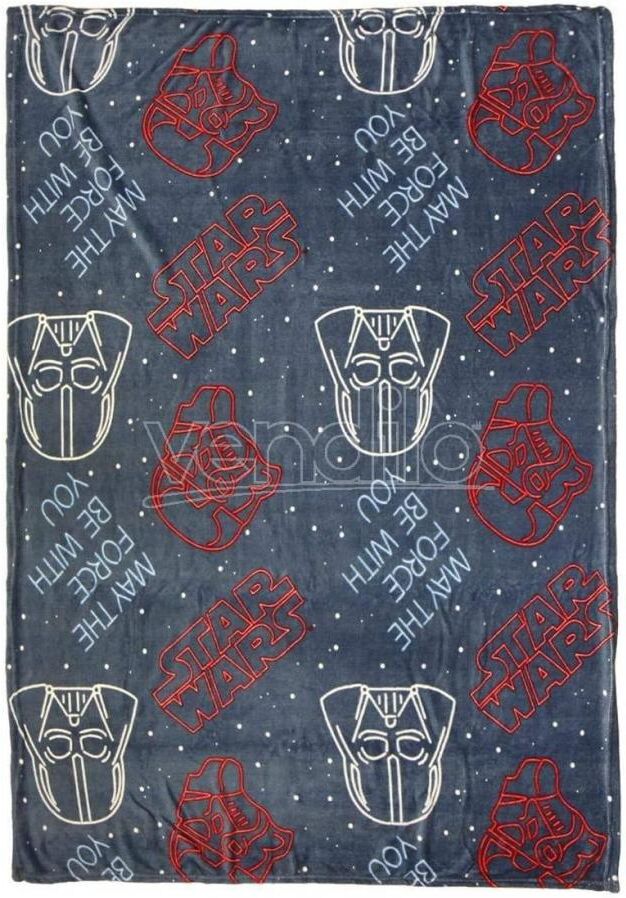 CERDA Star Wars Coperta Pile Flanella Colore Blu 120 X160 Cm Cerdà