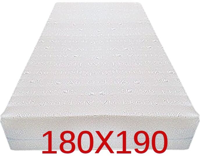 DINAFLEX® Materasso Ortopedico 9 Zone 180x190 Singolo "GOLIA"  Alto 23 cm sfoderabile con fodera in 3D AIR FRESH