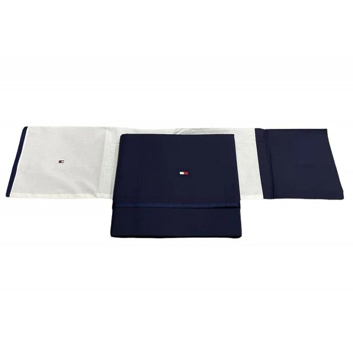 Tommy Hilfiger Set Lenzuola Letto Art Tommy Bltai NAVY