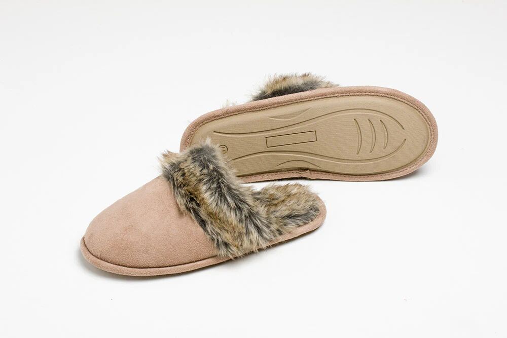 Kanguru Babbucce in Memory Foam Baboosh Fur S