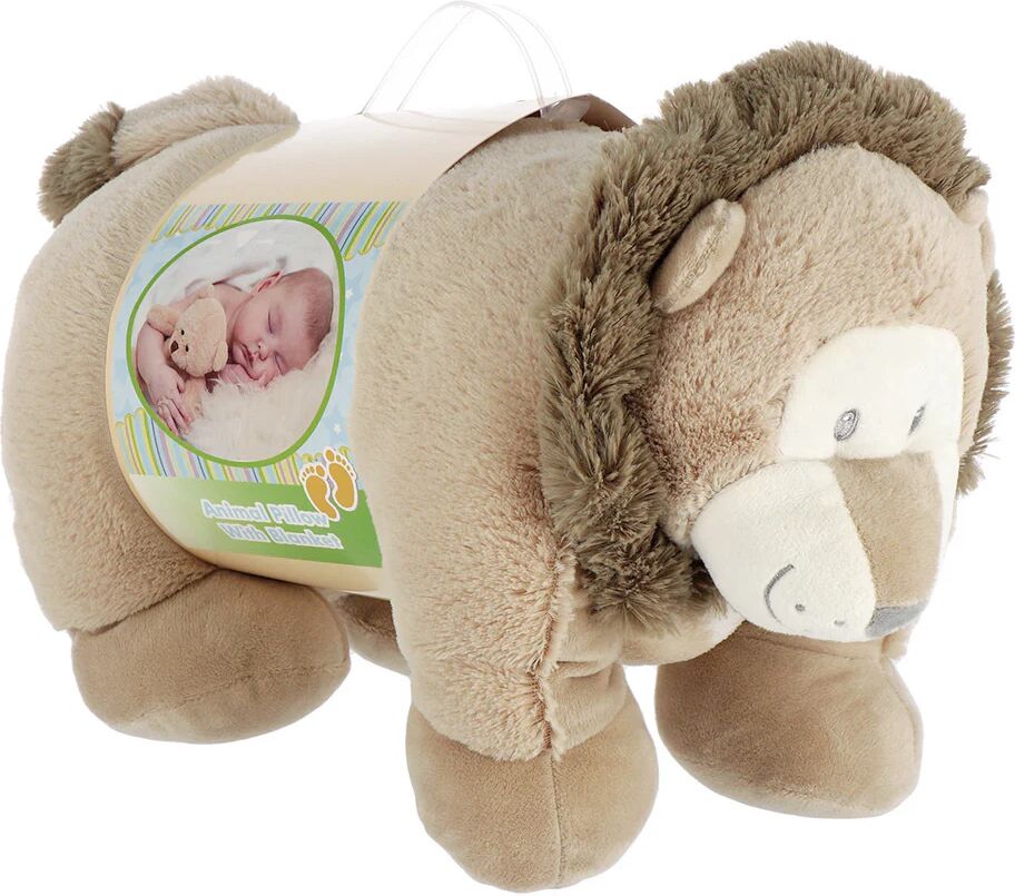 Joia Home Coperta in pile con peluche leone