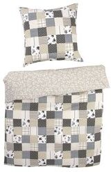 KRONBORG JYSK Compl. copripiu PATCHWORK 250x200 grigio