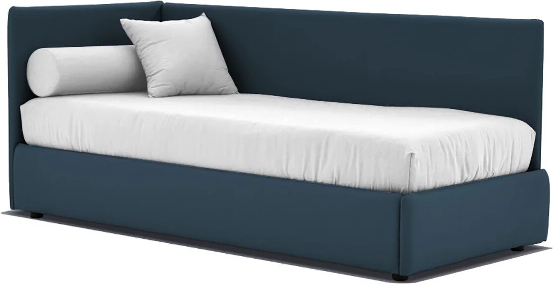 Let it Bed WHY-D-LINEAR-SX - Letto versione con secondo letto, blu