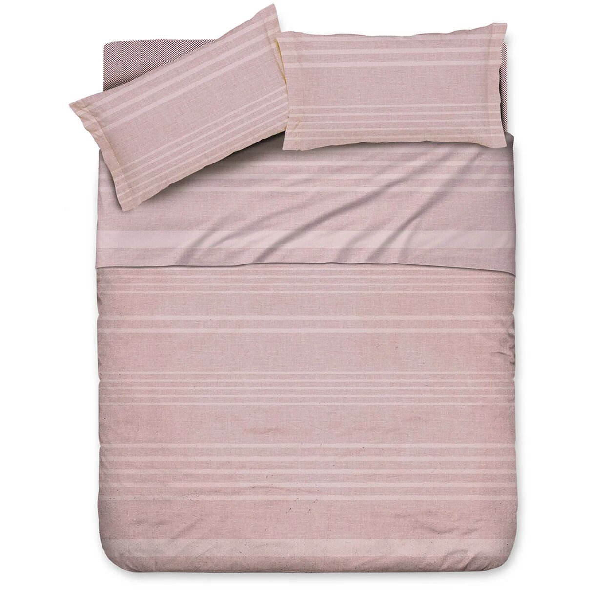 Righe di tendenza Completo lenzuola Marea rosa
