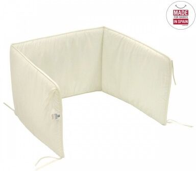 Cambrass Paracolpi in Cotone per Lettino Beige