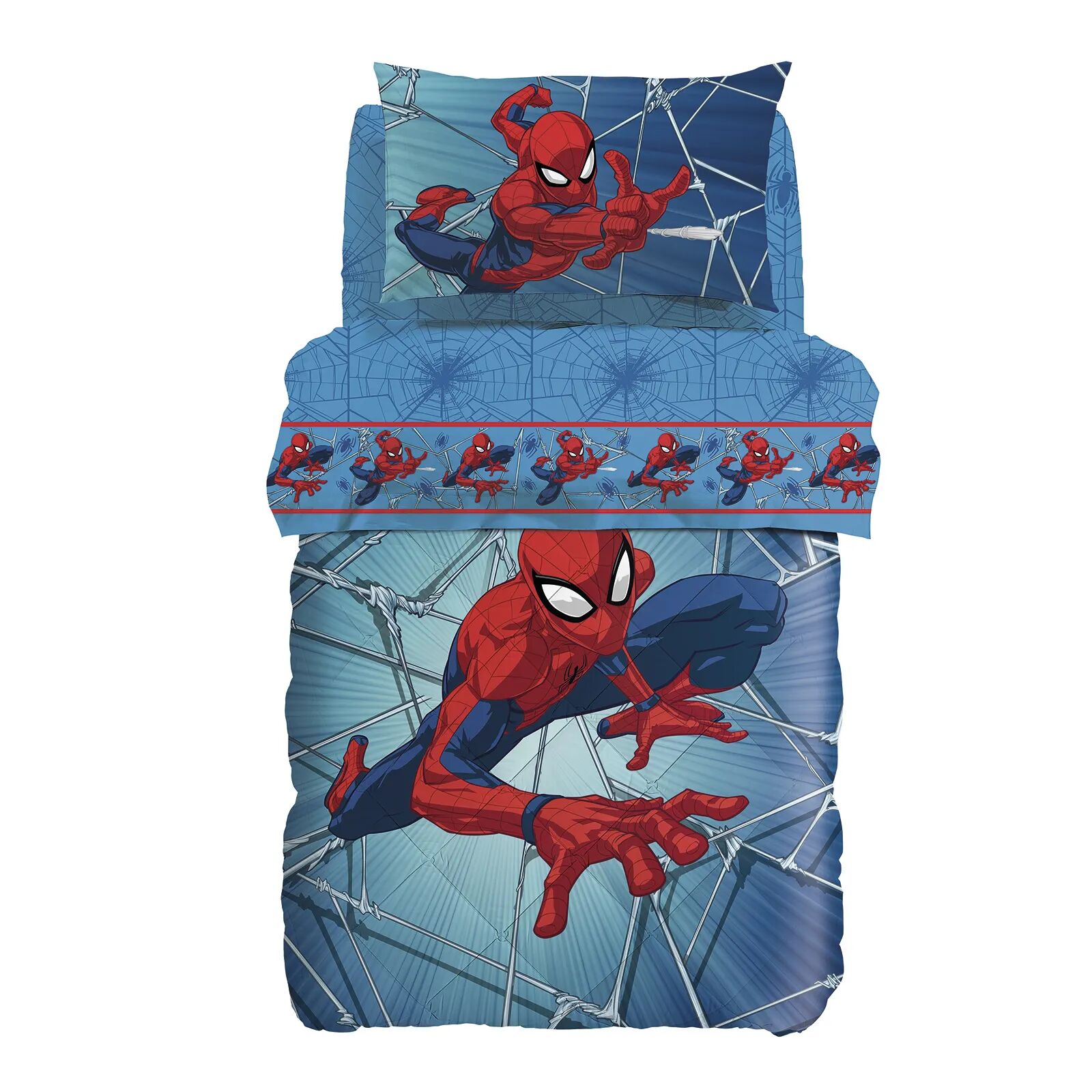 Marvel Trapunta Spider Man Force Singolo   in Cotone Caleffi