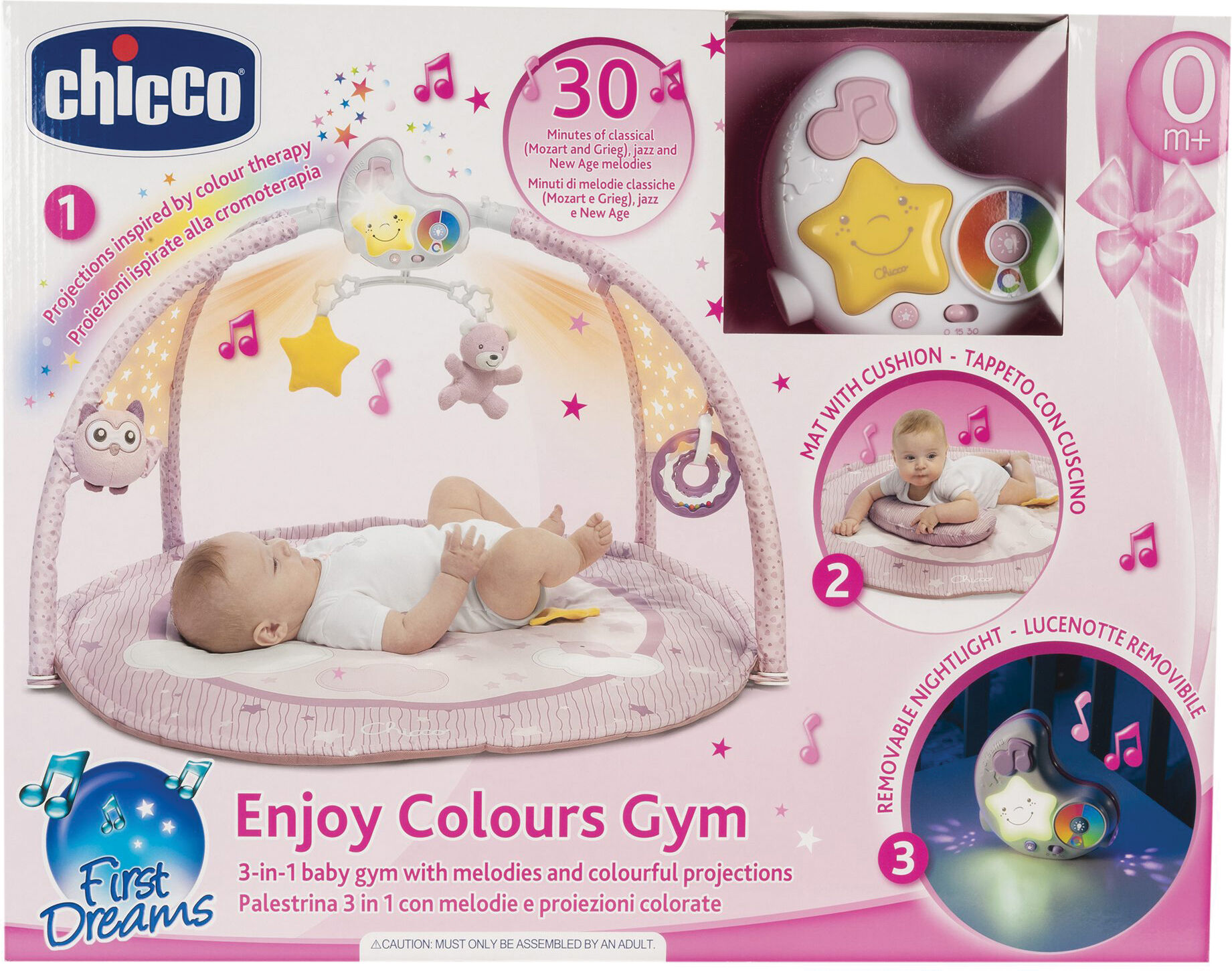 Chicco gioco fd enjoy colors playgym pink