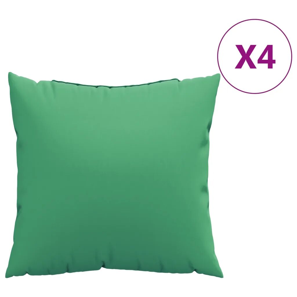 vidaXL Sierkussens 4 st 60x60 cm stof groen