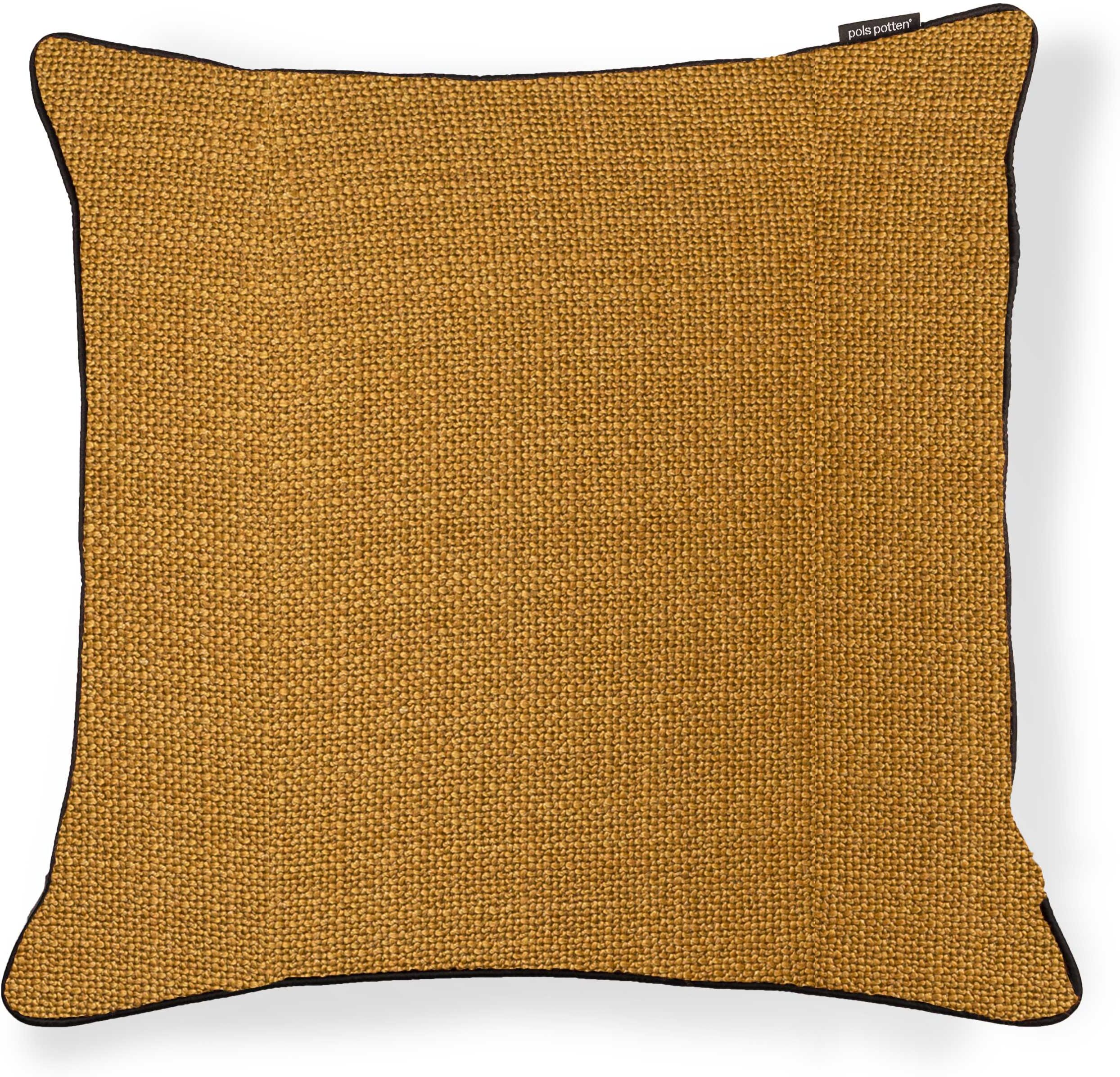 Pols Potten Cushion Smooth kussen 50x50 ochre