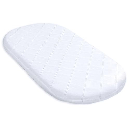 Totsy Baby Kinderwagenmatras 80x40 cm Bassinetmatras Ovaal Bassinet Babymatras