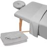 IGTOPS Overtrek voor massagestoelen met hoofdsteunhoezen, 195 x 81 cm, massagetafel, laken, hoezen voor massagestoel, lighoes voor massagestoel, topper voor massagestoelen (F)