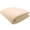 ZOLLNER wollen deken, 150 x 200 cm, 60% katoen, beige