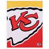 FOCO Kansas City Chiefs NFL Supreme Slumber Plush Throw Decke Stück